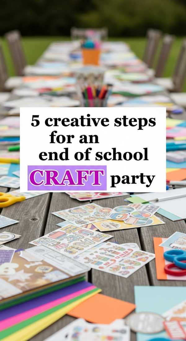 Sizzle This Season: The Ultimate Guide to Hosting the Perfect Summer Soirée 5 Creative Steps For An End Of School Craft Party 6a0def1be8bcd
