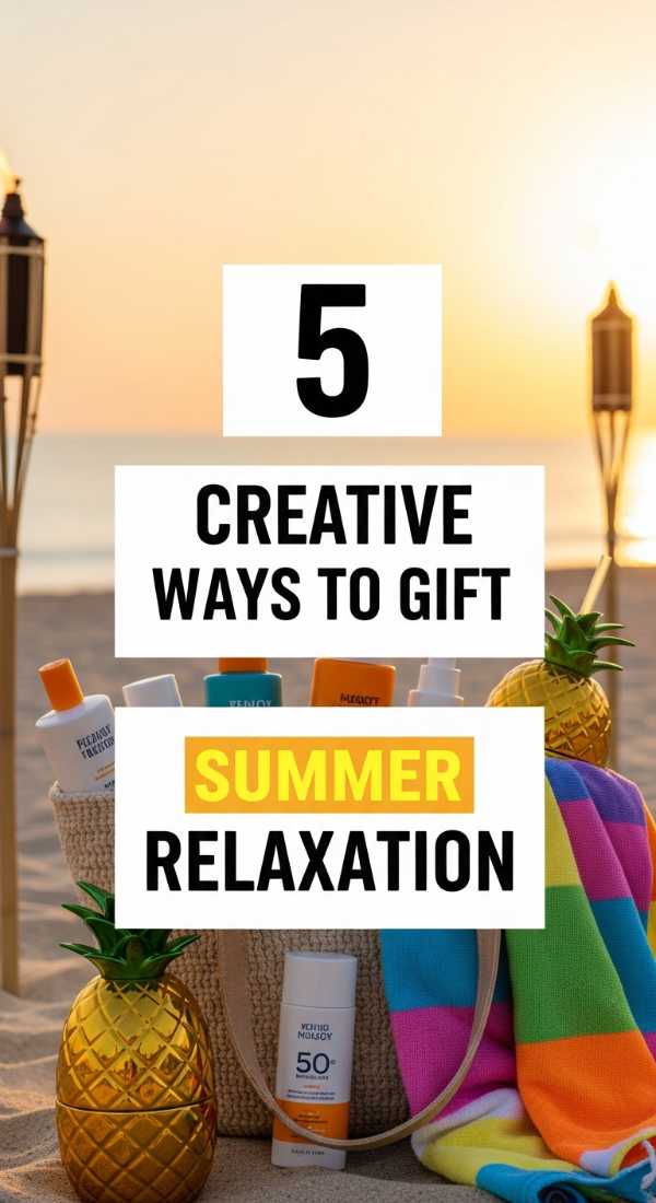 5 Creative Ways To Gift Summer Relaxation 6a18a3dc98e02