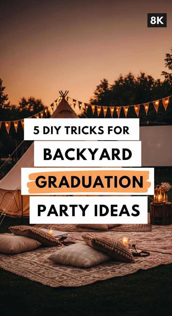 5 Diy Tricks For Backyard Graduation Party Ideas 69fb14165675e