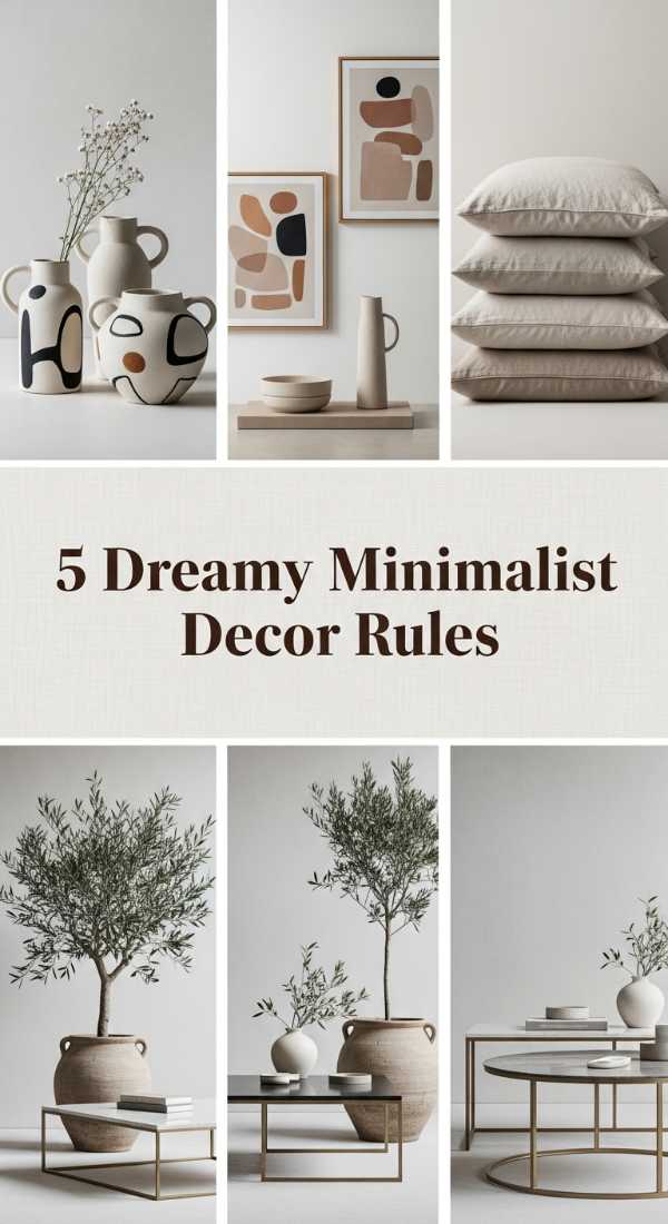 5 Dreamy Minimalist Decor Rules 6a0ea9152b2c7