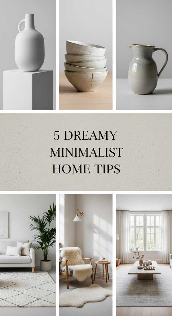 10 Simple Ways to Transform Your Home into a Warm Minimalist Haven 5 Dreamy Minimalist Home Tips 6a0ea1284eae6