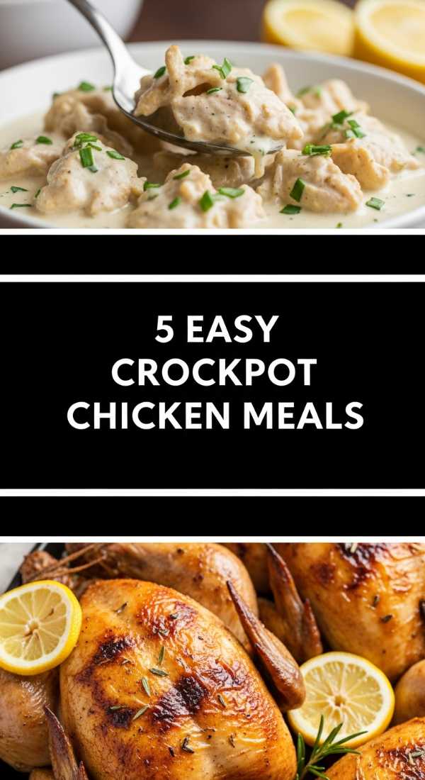 5 Easy Crockpot Chicken Meals Step By Step Guide 6a0447c8ddb69