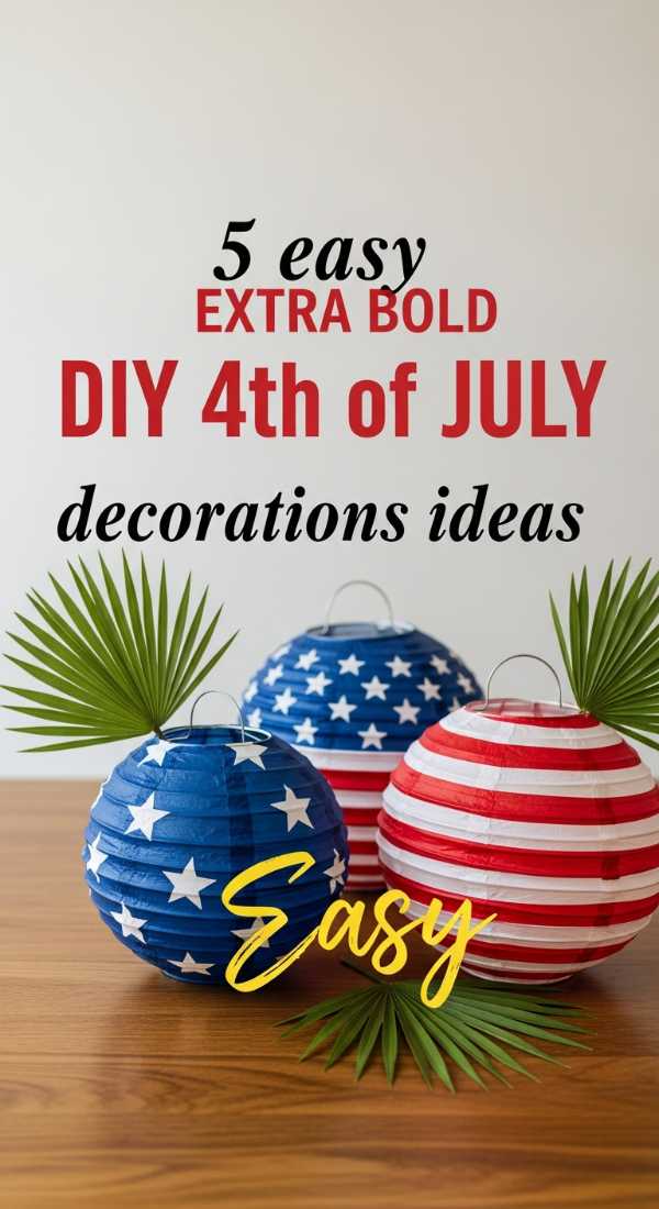 Aloha America: 5 Stunning Tropical Decorations for Your July 4th Bash 5 Easy Diy 4th Of July Decorations Ideas 6a157af6af3be