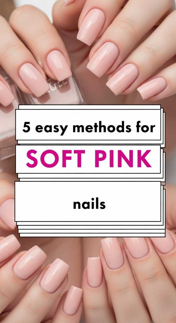 5 Easy Methods For Soft Pink Nails 69fb975b9466a