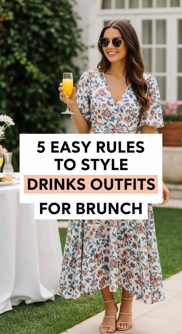 5 Easy Rules To Style Drinks Outfits For Brunch 6a142eb0136e6