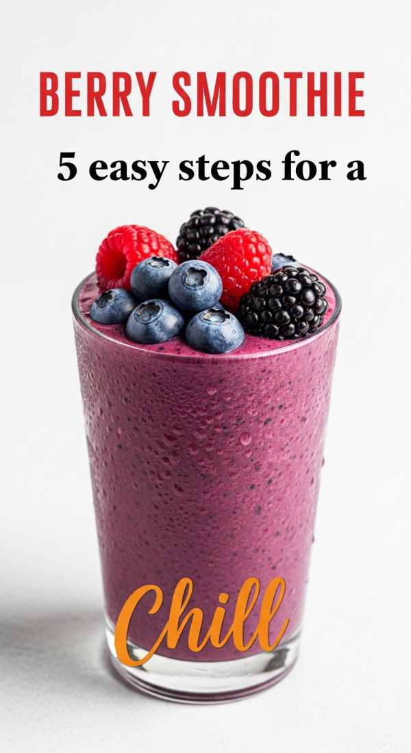 5 Easy Steps For A Cool Summer Berry Smoothie 6a00251ba6418