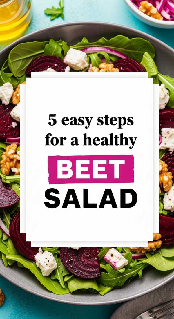 5 Easy Steps For A Healthy Beet Salad 69f59f86af25e