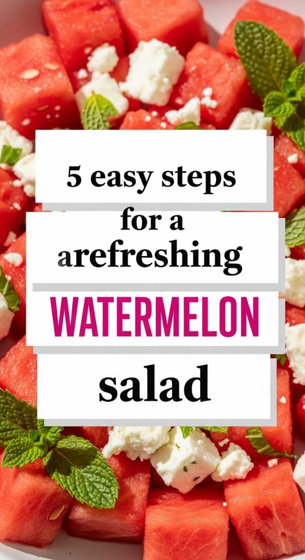 5 Easy Steps For A Refreshing Watermelon Salad 69f6f4ae435af