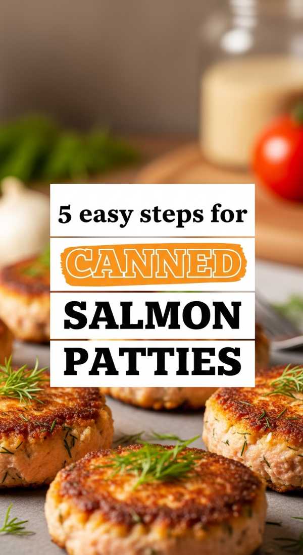 5 Easy Steps For Canned Salmon Patties 6a041b0b31159