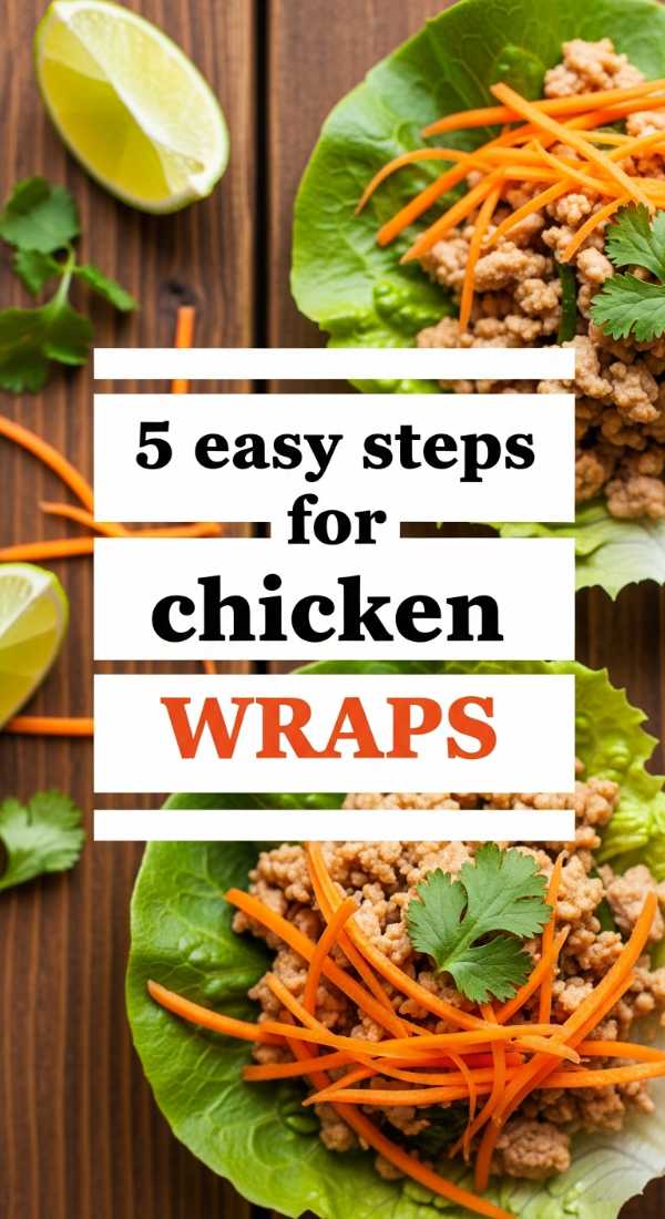 5 Easy Steps For Chicken Wraps 6a001a955528b