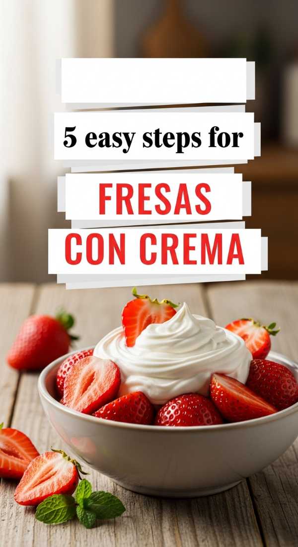 5 Easy Steps For Fresas Con Crema 6a06cbe15f87c