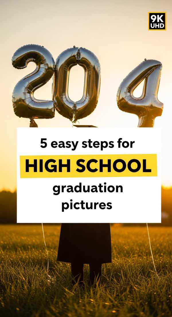5 Easy Steps For High School Graduation Pictures 69f47ee366d71