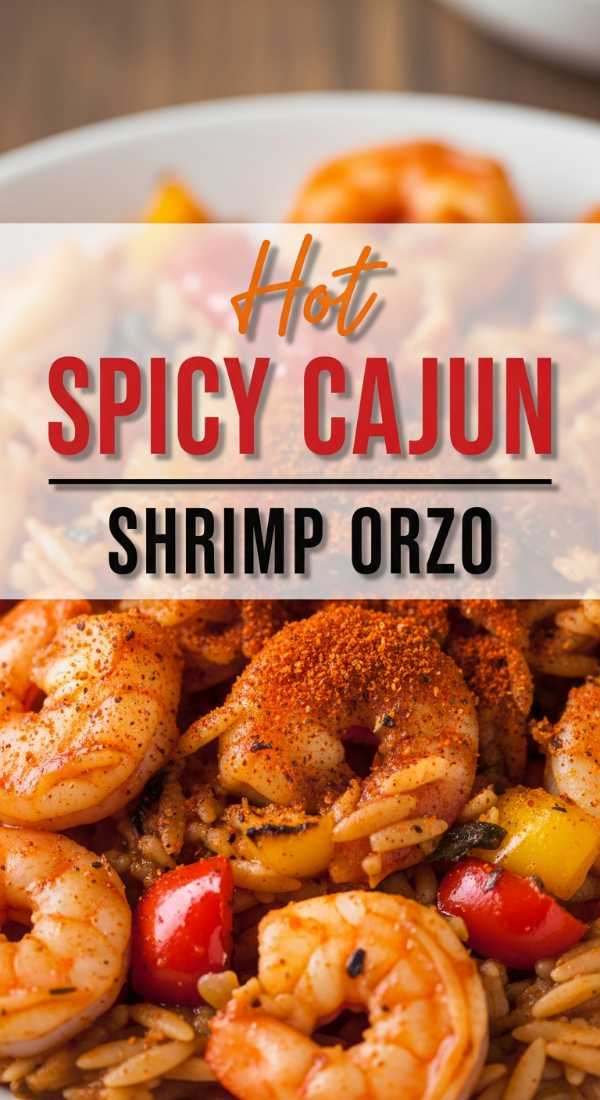 5 Easy Steps For Spicy Cajun Shrimp Orzo 69fd78d4296bb