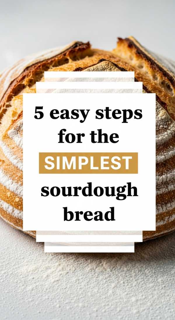 5 Easy Steps For The Simplest Sourdough Bread 6a06ee5078e6a