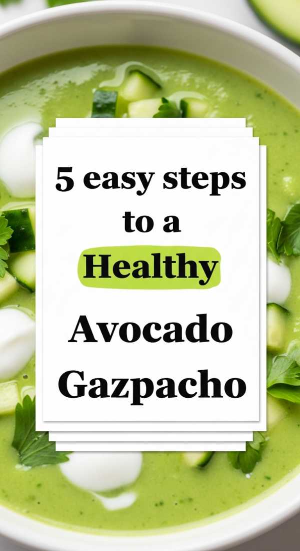 5 Easy Steps To A Healthy Avocado Gazpacho 6a14294729960