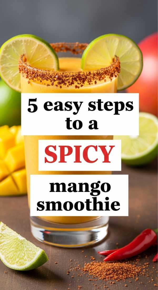 5 Easy Steps To A Spicy Mango Smoothie 69f47c7a9d4e4