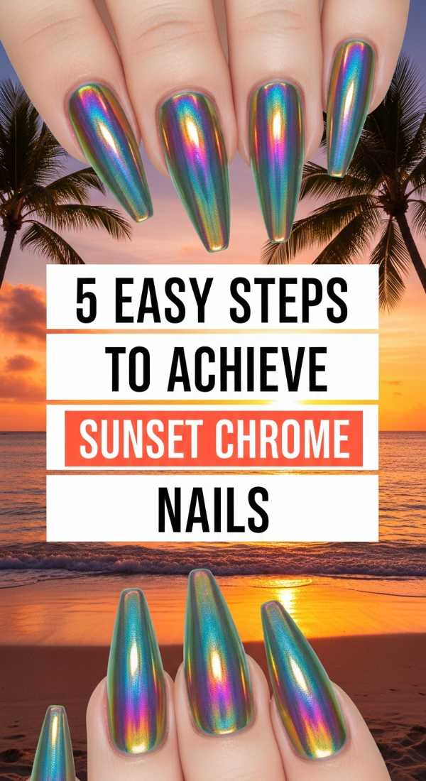 5 Easy Steps To Achieve Sunset Chrome Nails 6a05998e532f8