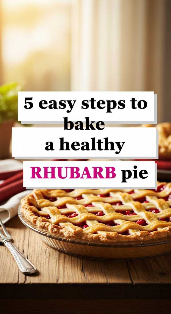 5 Easy Steps To Bake A Healthy Rhubarb Pie 6a10951cda91a