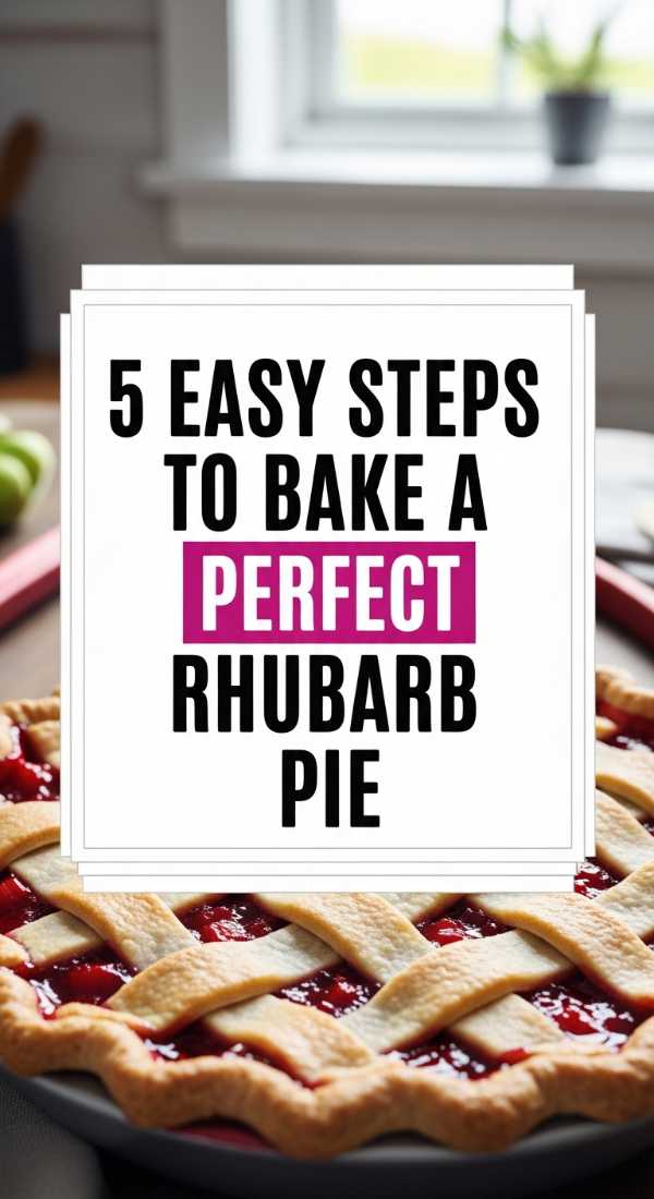 5 Easy Steps To Bake A Perfect Rhubarb Pie 6a070b4f6fa33