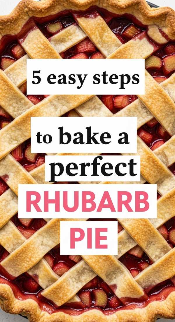5 Easy Steps To Bake A Perfect Rhubarb Pie 6a070b7ccd4e9