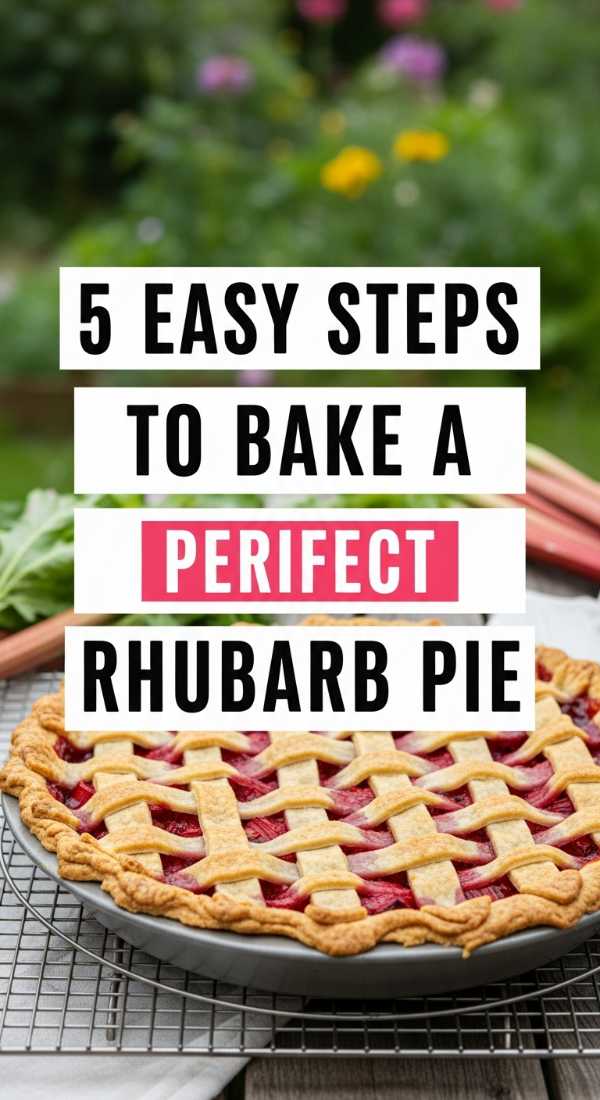 Sun-Drenched Flavors: Your Ultimate Handbook for Summer Entertaining 5 Easy Steps To Bake A Perfect Rhubarb Pie 6a10952928ed2