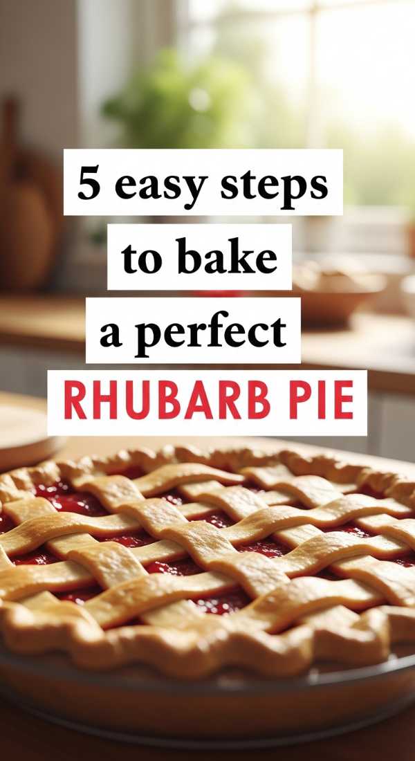 5 Easy Steps To Bake A Perfect Rhubarb Pie 6a109f2bbd55d