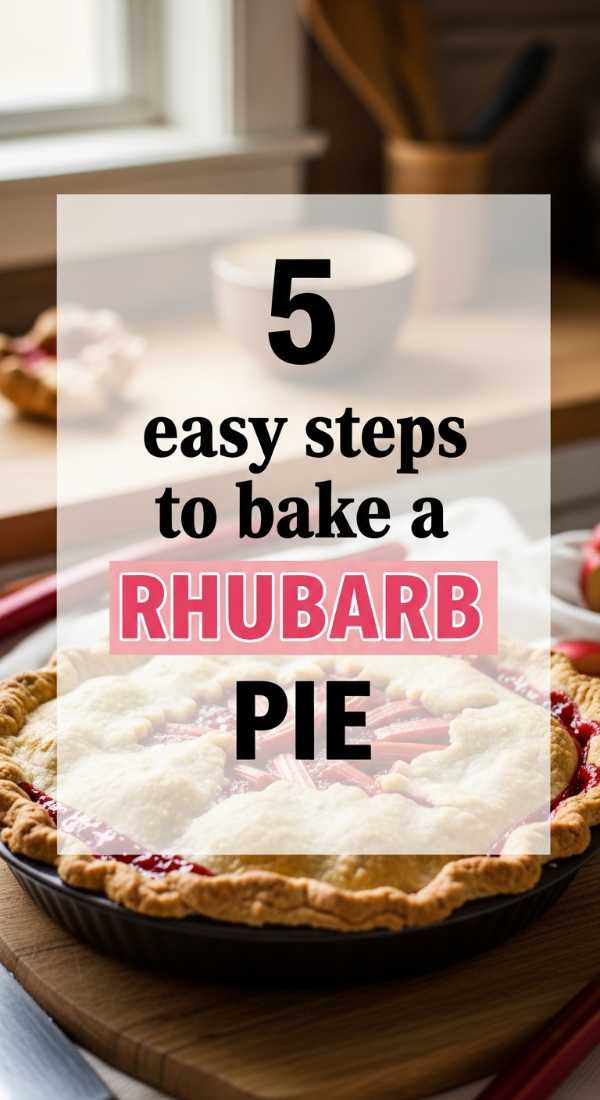 5 Easy Steps To Bake A Rhubarb Pie 6a06bc7125665