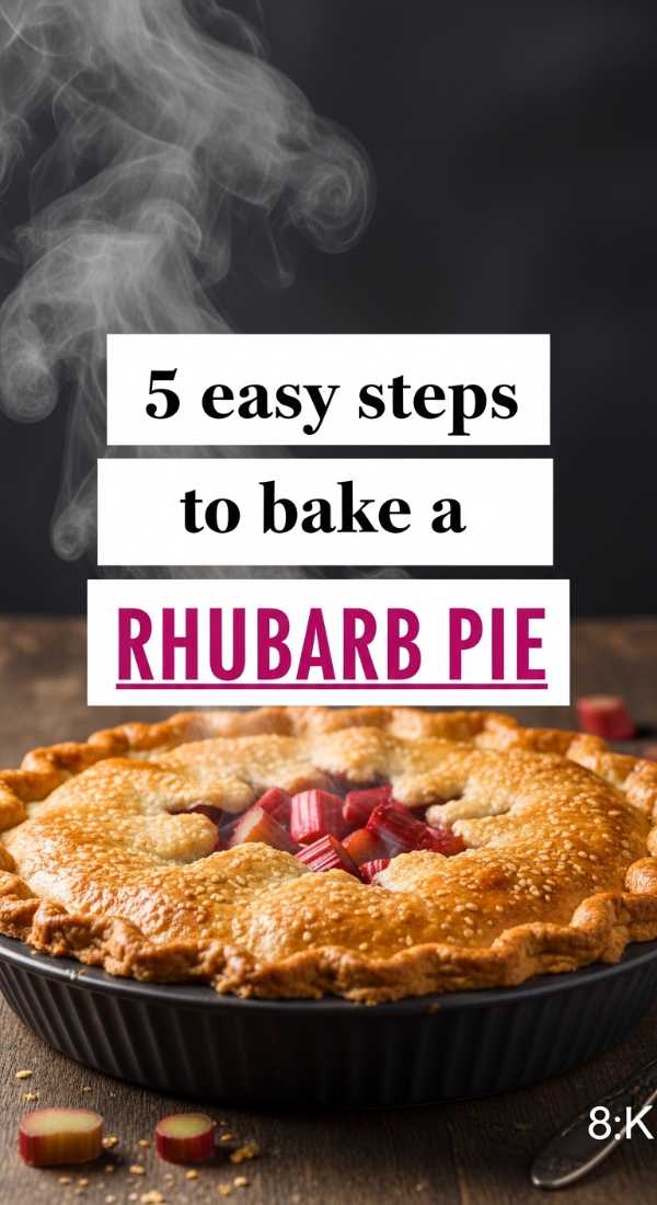 5 Easy Steps To Bake A Rhubarb Pie 6a06cbdea5039