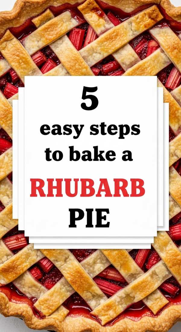 5 Easy Steps To Bake A Rhubarb Pie 6a070240202f2