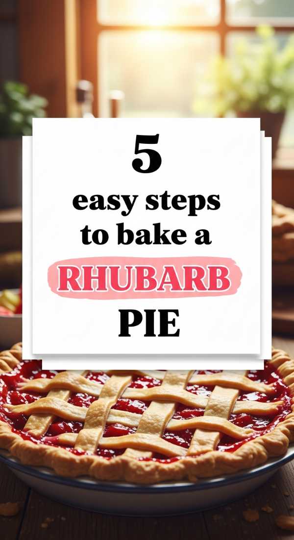 5 Easy Steps To Bake A Rhubarb Pie 6a0706cb36890