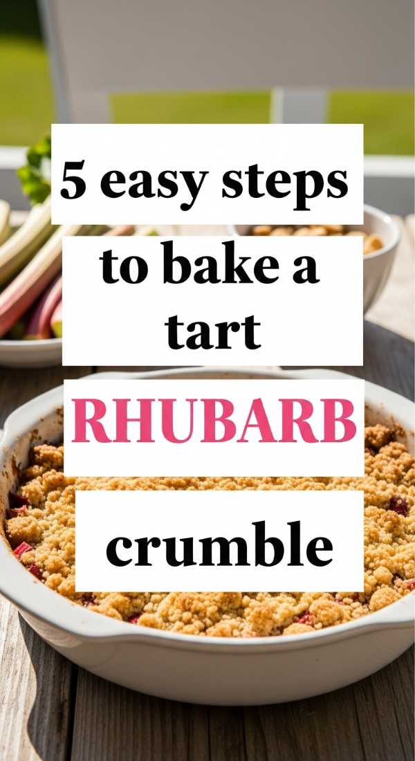 5 Easy Steps To Bake A Tart Rhubarb Crumble 6a06e6da1f636