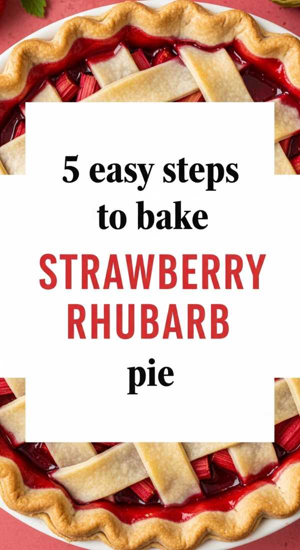 5 Easy Steps To Bake Strawberry Rhubarb Pie 69f6f4beb43b9