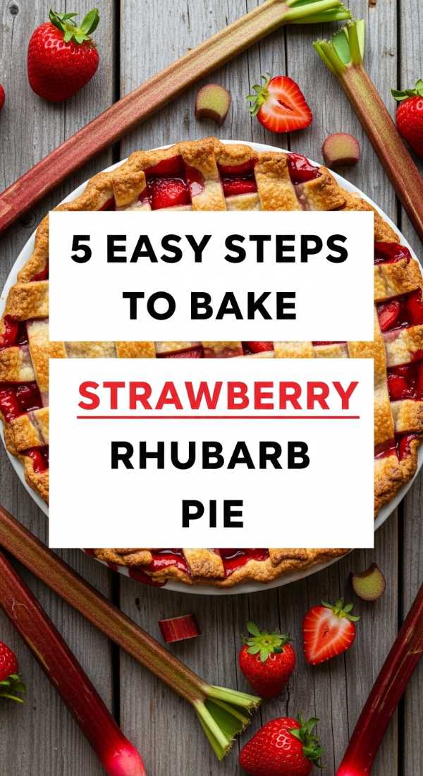 5 Easy Steps To Bake Strawberry Rhubarb Pie 69fd8cb50e927