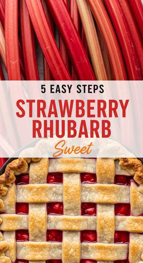 5 Easy Steps To Bake Strawberry Rhubarb Recipes 6a149b28661f4