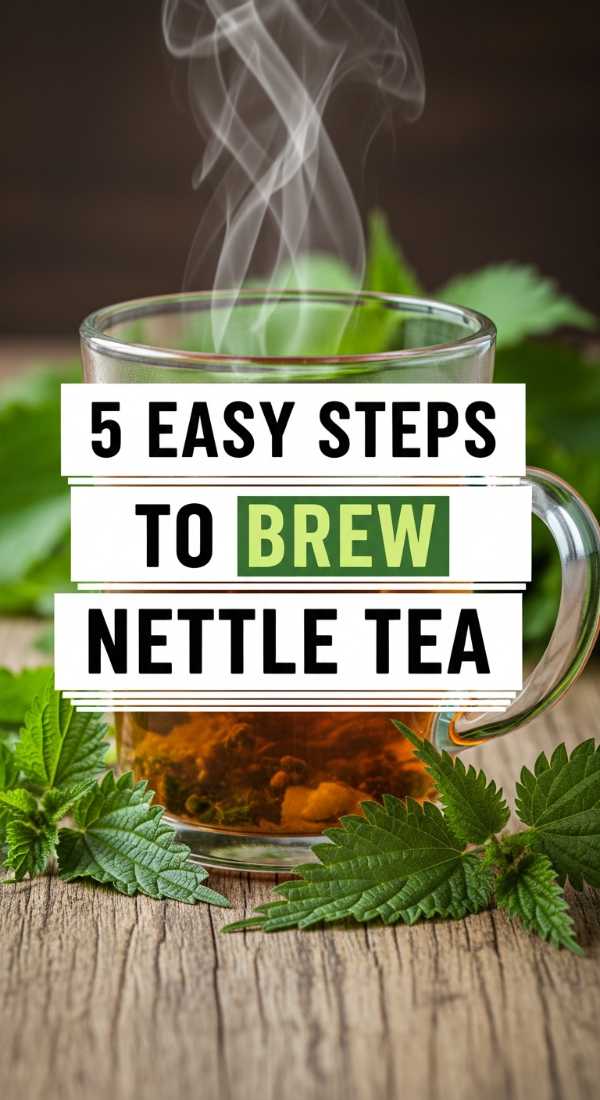 5 Easy Steps To Brew Nettle Tea 69f47b3893913