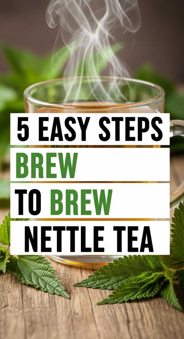 5 Easy Steps To Brew Nettle Tea 69fd88a3d32a5