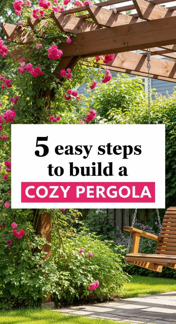 5 Easy Steps To Build A Cozy Pergola 69fdc28866d94