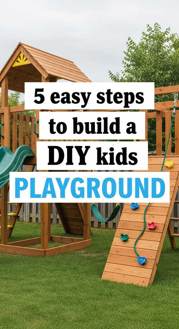 5 Easy Steps To Build A Diy Kids Playground 69f48585f3557