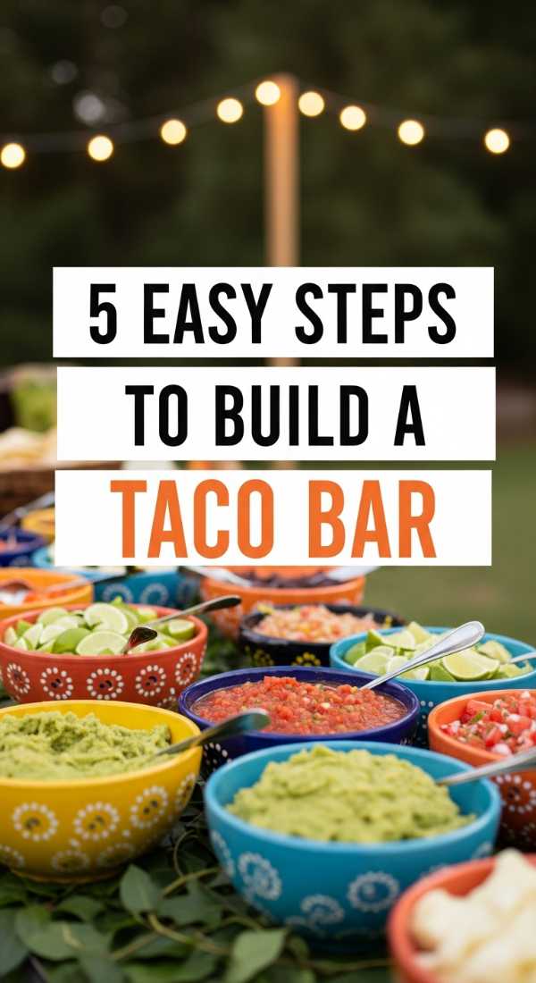 5 Easy Steps To Build A Taco Bar 69fb1414ccc09