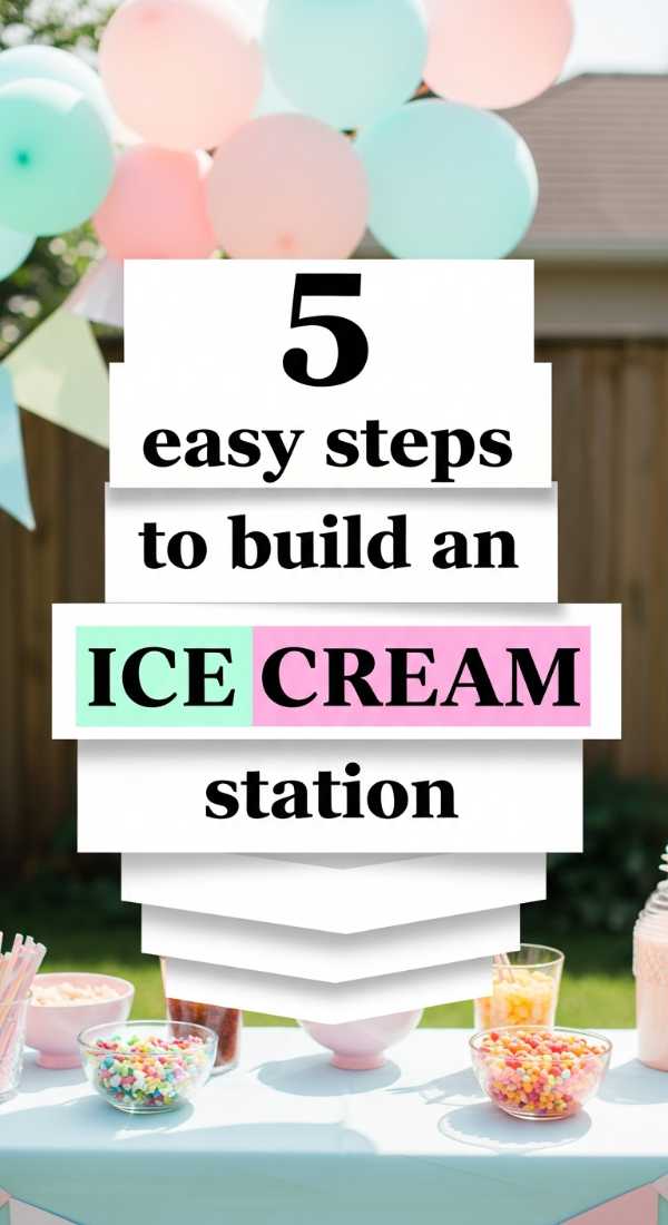 5 Easy Steps To Build An Ice Cream Station 6a00567acd3d5