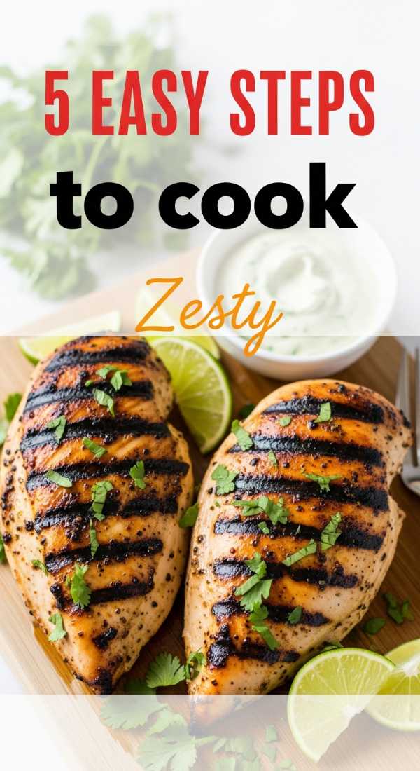 5 Easy Steps To Cook Cilantro Lime Chicken 69fd78cfa6d75