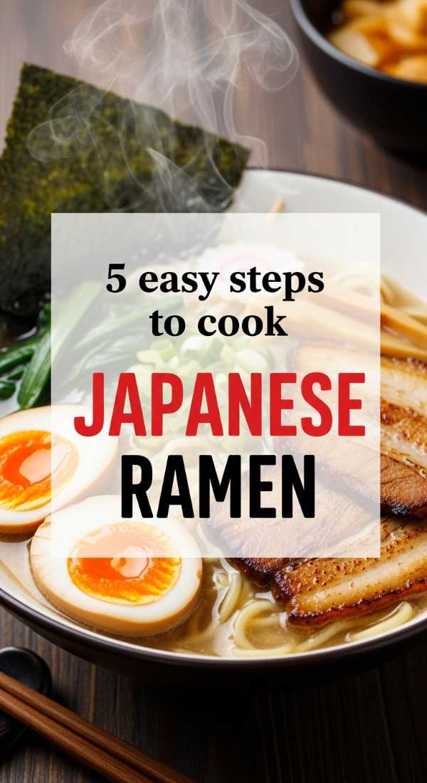 5 Easy Steps To Cook Japanese Ramen 69f44753d68ae