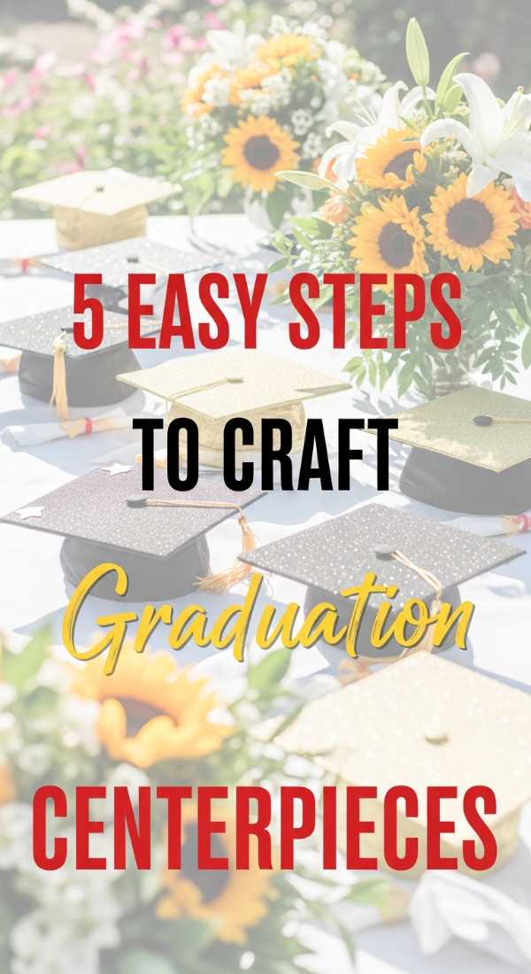 5 Easy Steps To Craft Graduation Centerpieces 69f478ee3c2c0