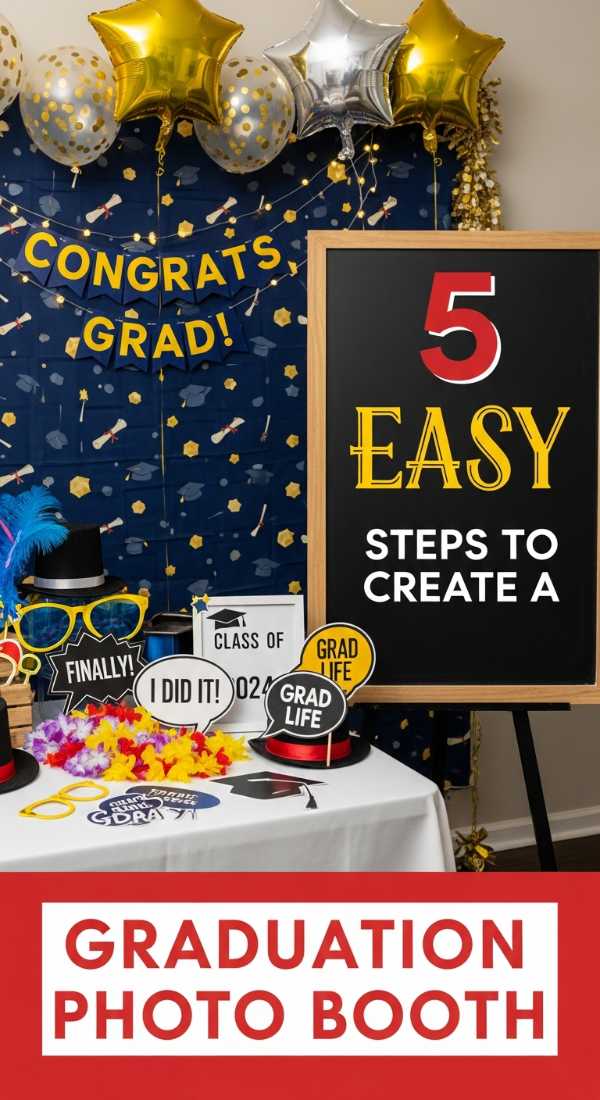 5 Easy Steps To Create A Graduation Photo Booth 69fae90091815