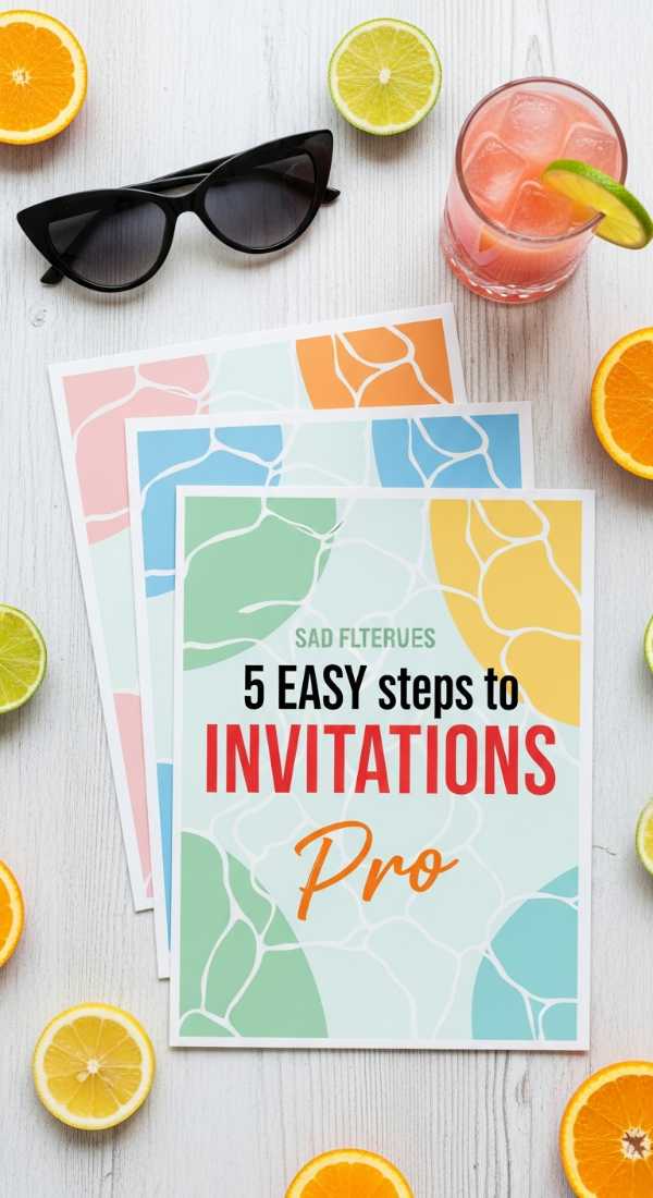 5 Easy Steps To Design Your Pool Party Invitations 6a0dbf9366f83