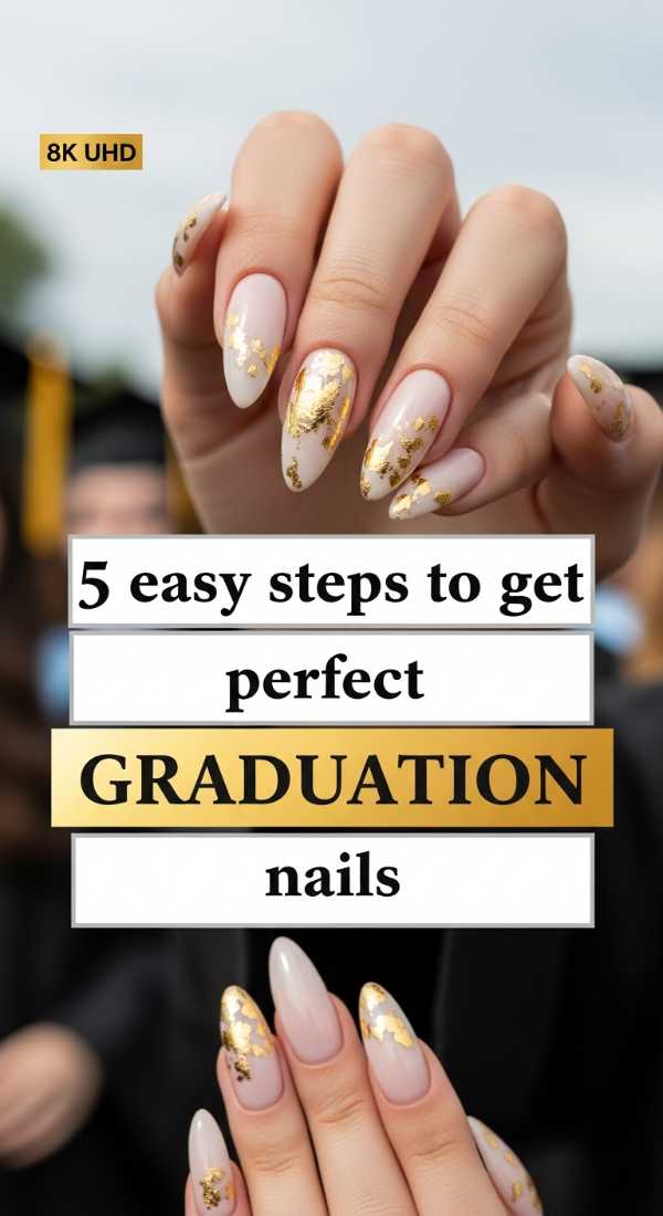5 Easy Steps To Get Perfect Graduation Nails 6a059f9beaa90