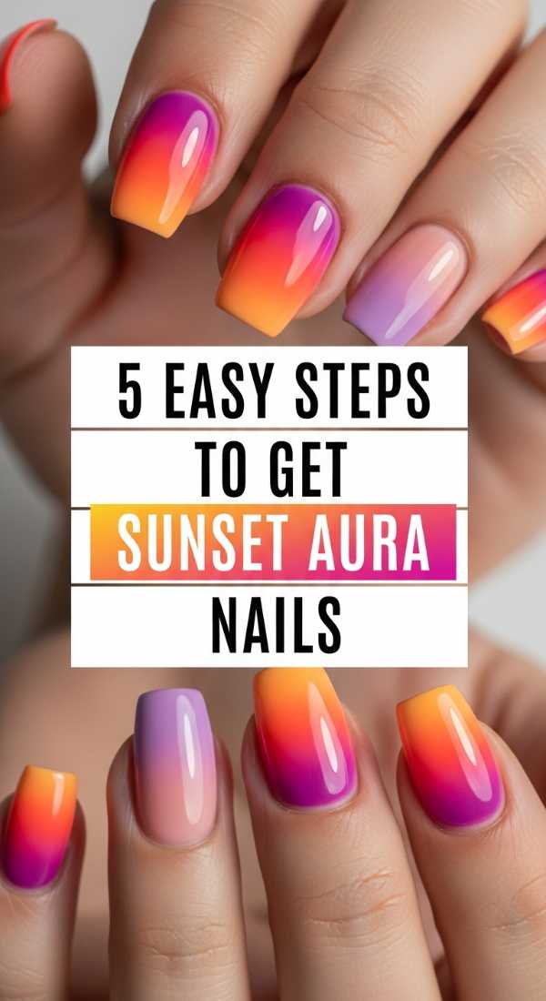 5 Easy Steps To Get Sunset Aura Nails 6a0599b753e8b