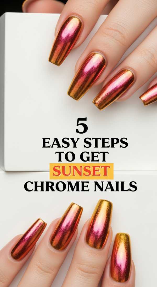 5 Easy Steps To Get Sunset Chrome Nails 6a05a702dfcfd