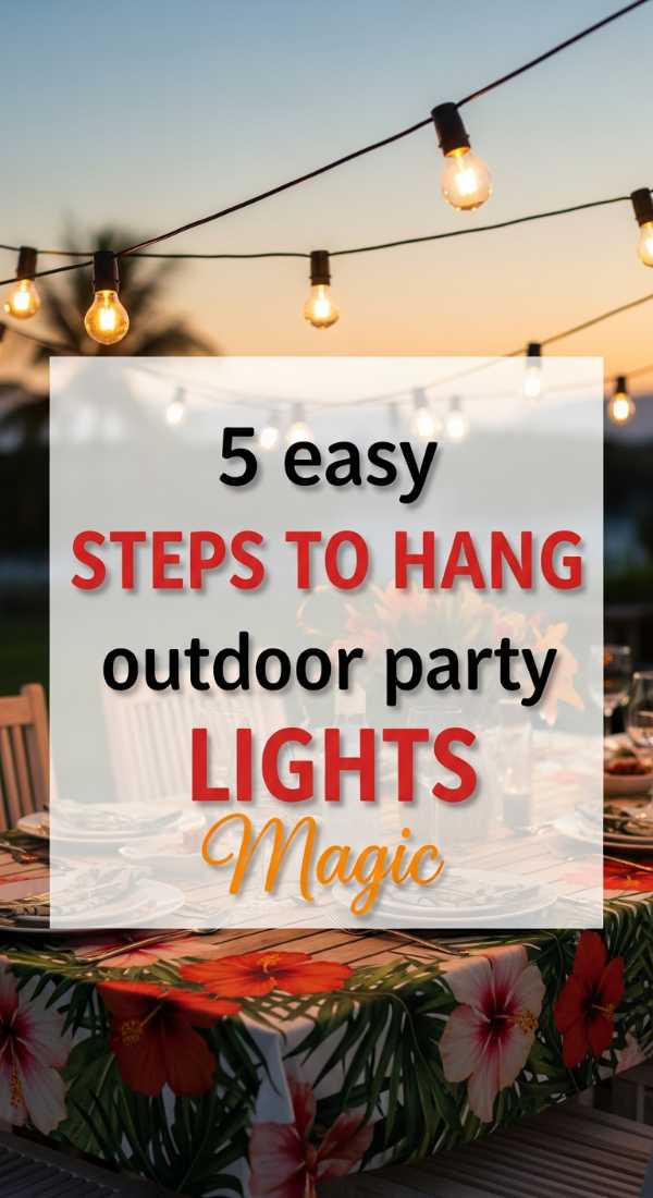 5 Easy Steps To Hang Outdoor Party Lights 6a189f8250c94