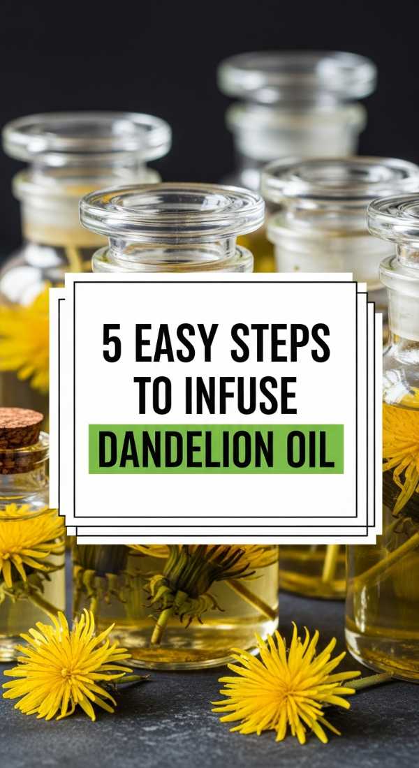 5 Easy Steps To Infuse Dandelion Oil 69fd88a0e5d6f